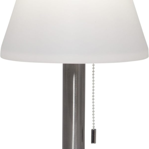 STAR TRADING Solar LED-Leuchte Solia 28cm 12.480-87 silber