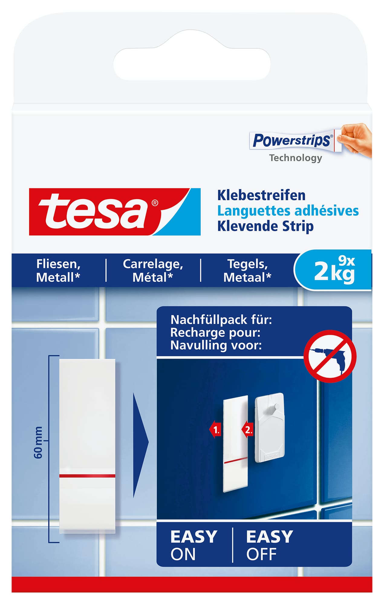 TESA-777600000-4042448340368 TESA Klebestreifen 2 kg 777600000 Fliesen & Metall – Hochwertig & günstig bei ShopDeca