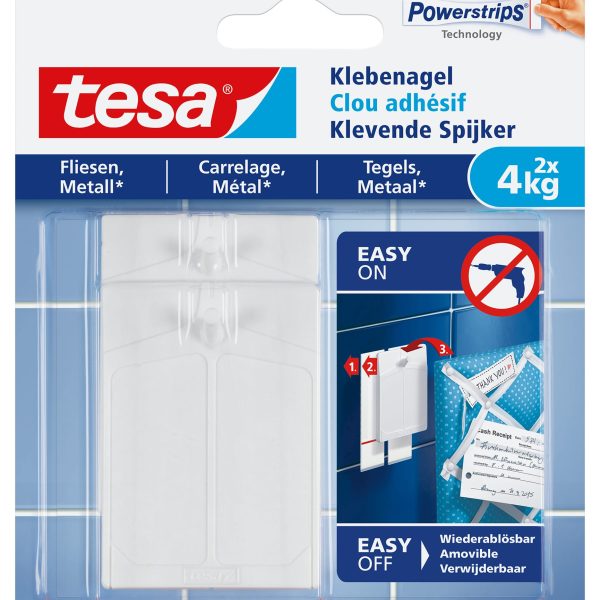 TESA Klebenagel 2x4 kg 777660000 Fliesen & Metall