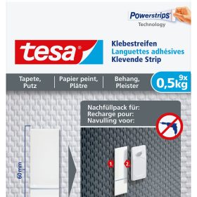 TESA Klebestreifen 0,5 kg 777700000 Tapete & Putz