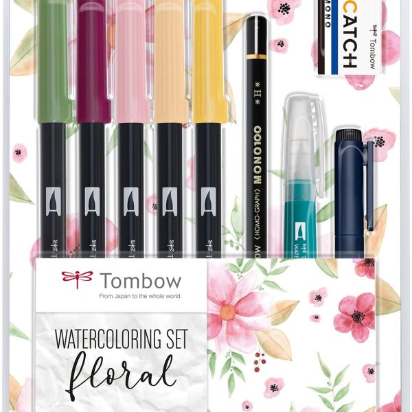 TOMBOW Watercolor Set WCS-FL Floral 10-tlg.