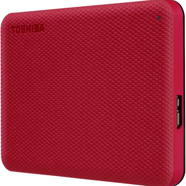 TOSHIBA HDD CANVIO Advance 1TB HDTCA10ER3AA USB 3.2 Gen 1, 2.5 inch red