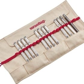 TRANSOTYPE senseBag Stifte Roll-Etui 76038018 beige 375x200mm