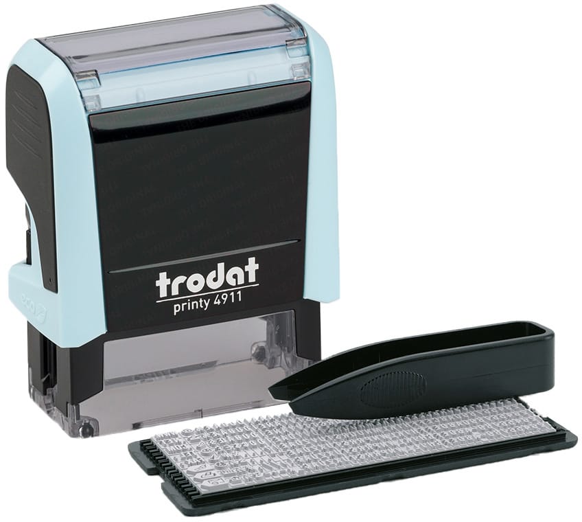 TRODAT-180853-9010035808534-1 TRODAT Printy 4911 Typo 3 Zeilen Text 180853 pastellblau – Hochwertig & günstig bei ShopDeca