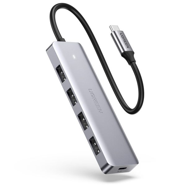 UGREEN USB-C Hub 4in1, Silver 70336 4xUSB-A