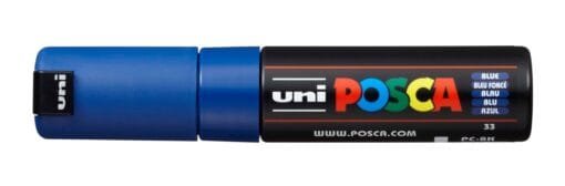 UNI-BALL Posca Marker 8mm PC-8K BLUE blau, Keilspitze