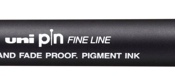 UNI-BALL Fineliner Pin 0.9mm PIN09200(S) BLACK schwarz