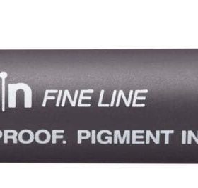 UNI-BALL Fineliner Pin Brush PINBR-200(S) DARK GREY dunkelgrau
