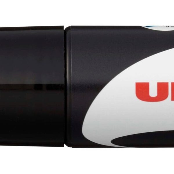UNI-BALL Chalk Marker 8mm PWE-8K BLACK schwarz, Keilspitze