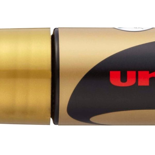UNI-BALL Chalk Marker 8mm PWE-8K GOLD gold, Keilspitze