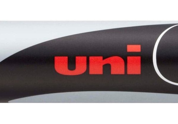 UNI-BALL Chalk Marker 1.8-2.5mm PWE5M SILVER silber, Rundspitze