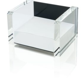 WEDO Zettelbox EXKLUSIV 607001 11.6x9.9x7.5cm 500Bl. Acryl