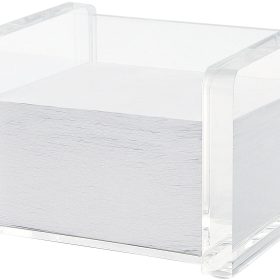WEDO Zettelbox CRISTALLIC 607016 11.6x7.5x9.9cm 500 Bl. Acryl