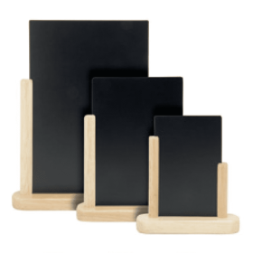 Tischaufsteller Kreidetafel Elite Natur
