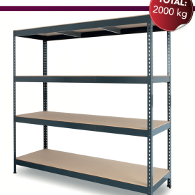 15X Lagerregal "Stocker Premium" L2100, 2000kg, ANTHRAZIT