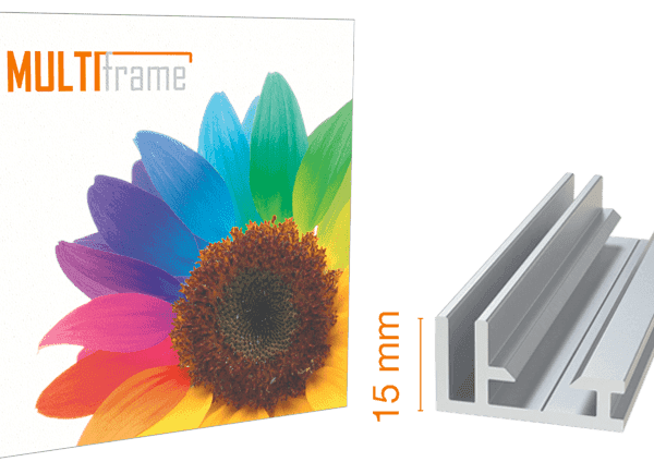 multi frame - Spannrahmen - Profil 15, inkl. Druck