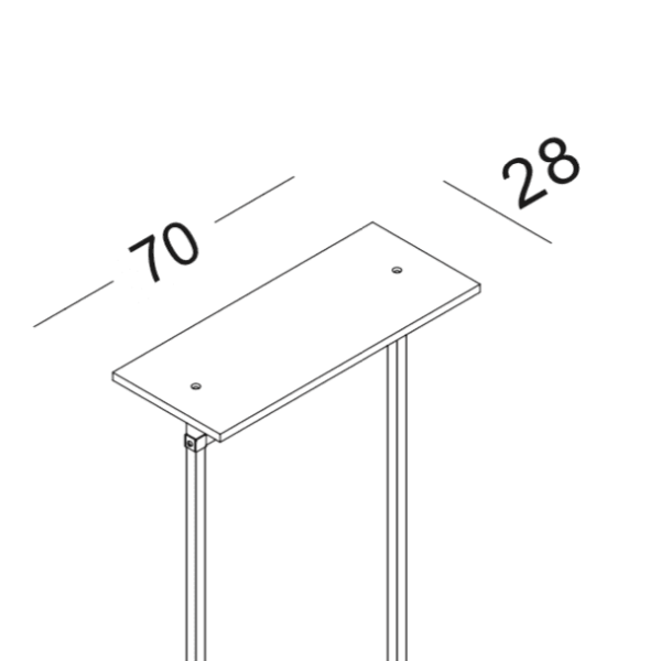 Aufsatz für Rainbow Kleiderständer L70