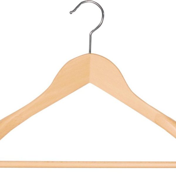 N Kleiderbügel aus Buchenholz