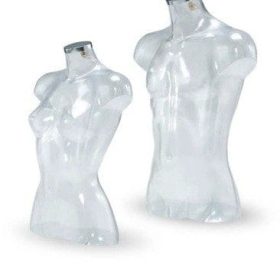 Torso Büste kurz Basisfarbe, transparent
