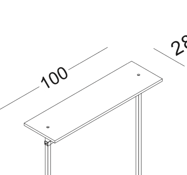 Aufsatz für Rainbow Kleiderständer L100