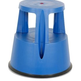 Stufen Schemel- Rollhocker, blau