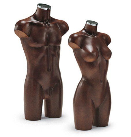 Torso Büste Basisfarbe, lederfarben M/W