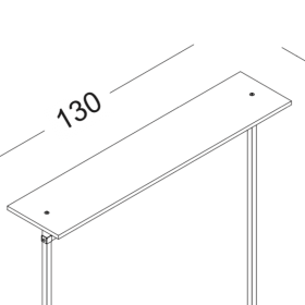 Aufsatz für Rainbow Kleiderständer L130