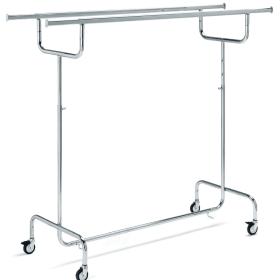 Doppelständer mit 2 Tragestangen fix, höhenverstellbar L143