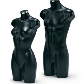 Torso Büste Basisfarbe, schwarz M/W