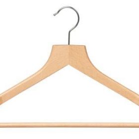 L Kleiderbügel aus Buchenholz