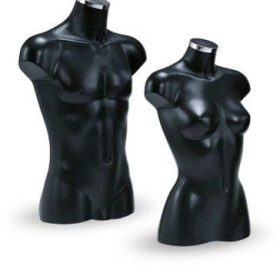 Torso kurz Basisfarbe, schwarz