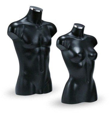 Torso kurz Basisfarbe, schwarz