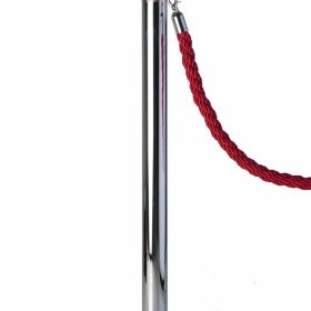 Personenleitsystem Q-Rope, verchromt (ohne Kordel/Seil)