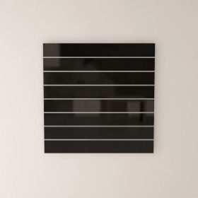 Lamellenwand schwarz