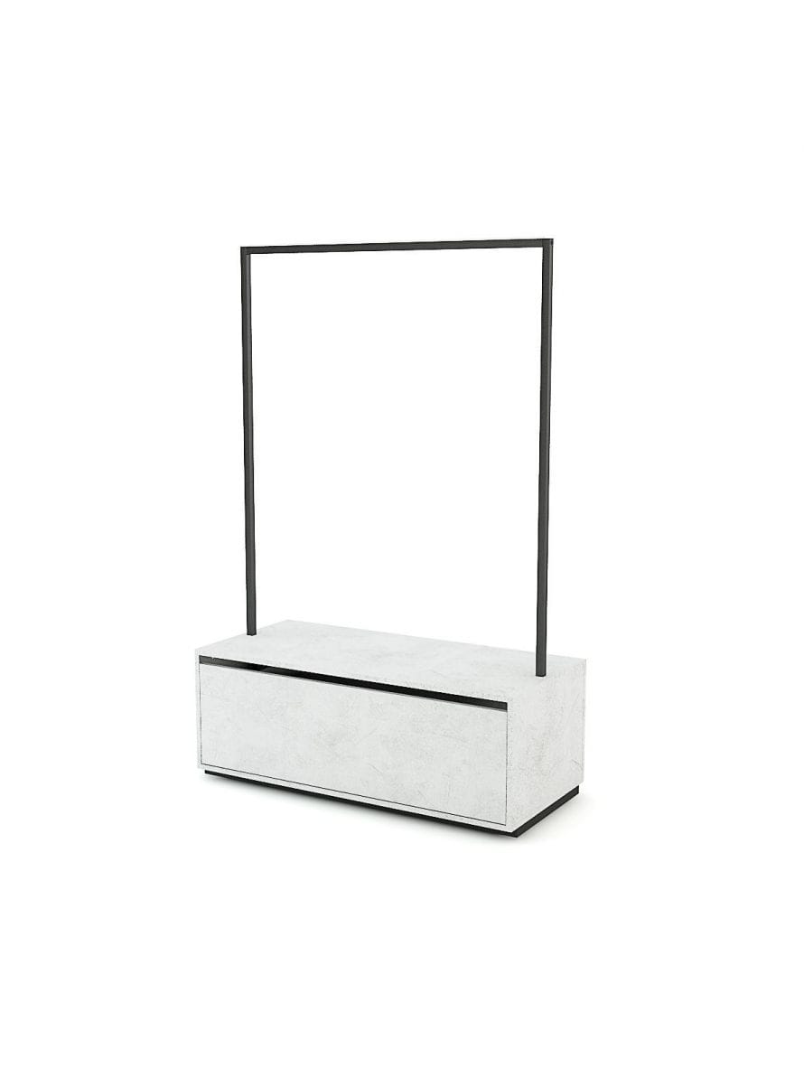 image_2175nd Kleiderständer Carolina, Metall roh lackiert – Hochwertig & günstig bei ShopDeca