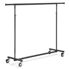 Kleiderständer Rollständer L140cm "Premium" SCHWARZ