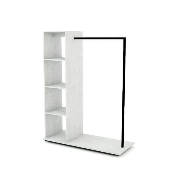 Kleiderständer Arkansas, Metall schwarz