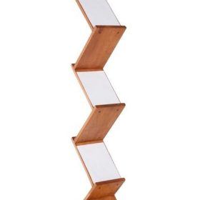 Prospektständer Wood Zick Zack