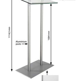 Podium mit Glas, Elegance