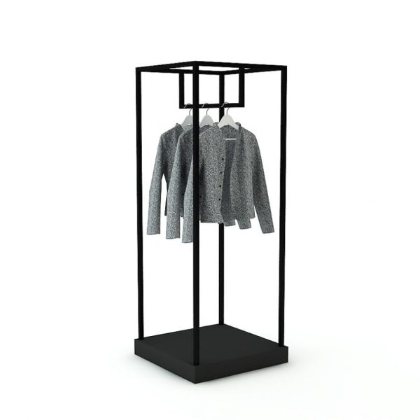 Kleiderständer Pan, Metall schwarz