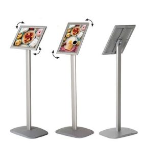 Infoständer dekorativ silber