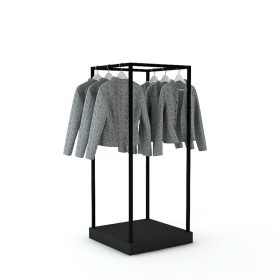 Kleiderständer Kia, Metall schwarz