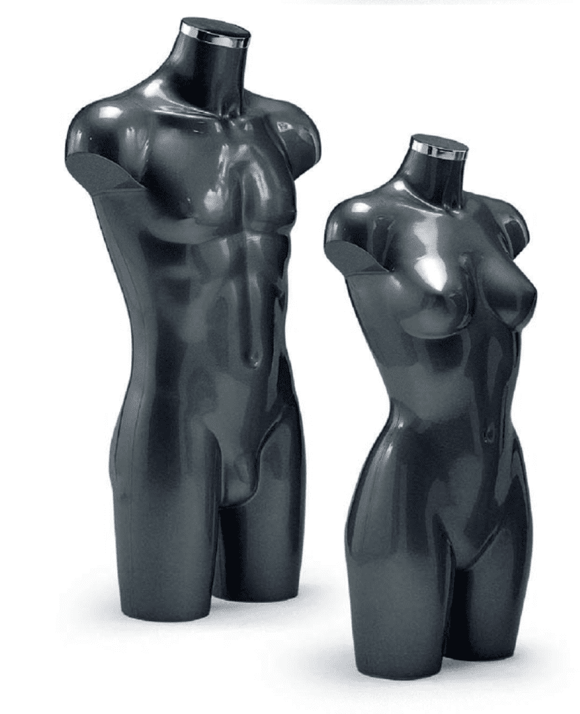 image_329nd-1 Torso Büste lackiert, grau anthrazit glossy M/W – Hochwertig & günstig bei ShopDeca