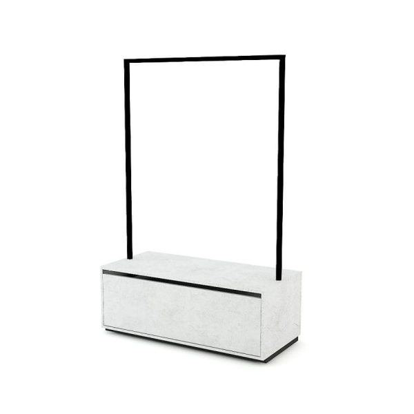 Kleiderständer Carolina, Metall schwarz