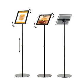 Design Infoständer schwarz