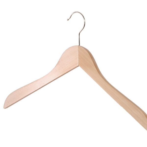 A Kleiderbügel aus Buchenholz