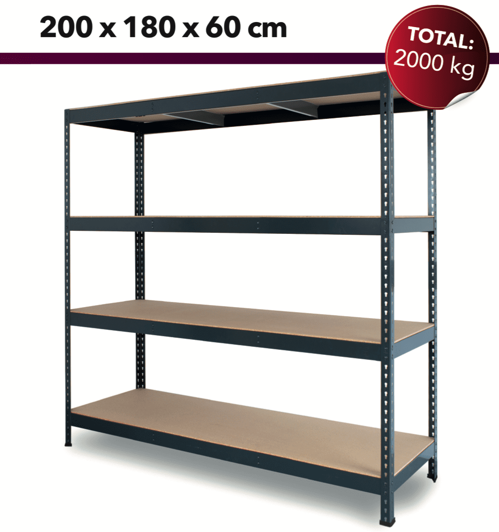 image_367nd 16X Lagerregal "Stocker Premium" L1800, 2000kg, ANTHRAZIT – Hochwertig & günstig bei ShopDeca