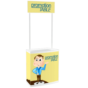 promotion table, inkl. Druck