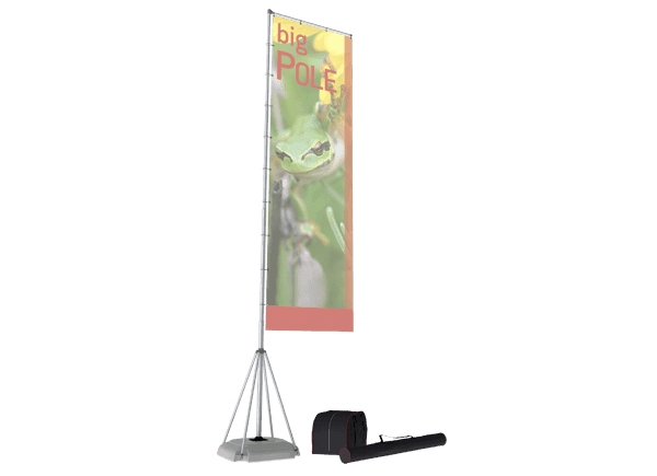 big pole, inkl. Druck