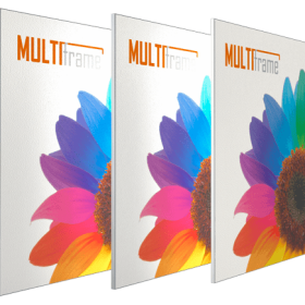 multi frame - Spannrahmen - Profil 35, inkl. Druck